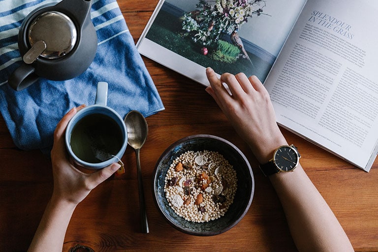 Creating a daily routine and sticking to it is a key strategy for staving off remote work cabin fever.